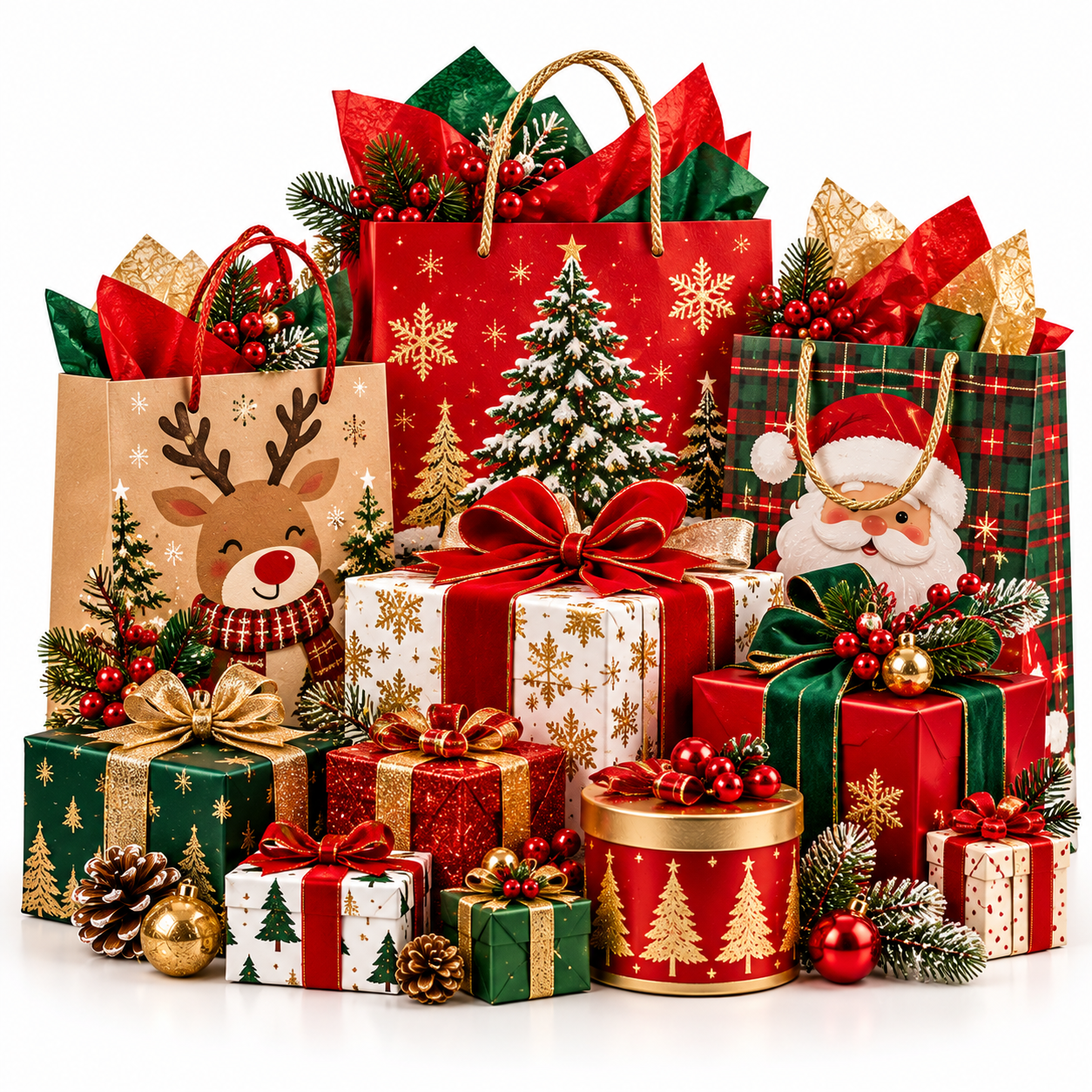 📦 علب وشنط هدايا كريسماس | Christmas Gift Boxes | Bags