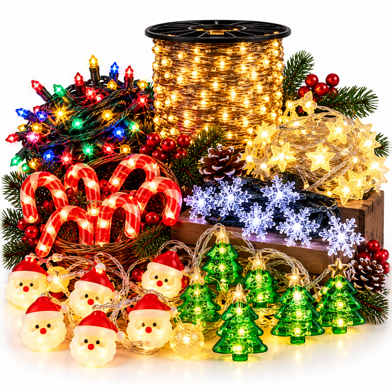 💡 لمبات وإضاءة كريسماس ليد | Christmas LED Lights