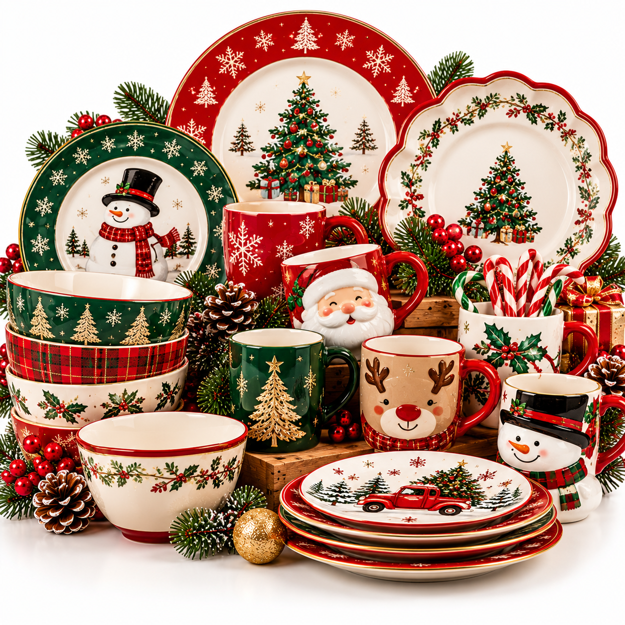 ☕ مجات وأطباق كريسماس | Christmas Mugs |  Plates