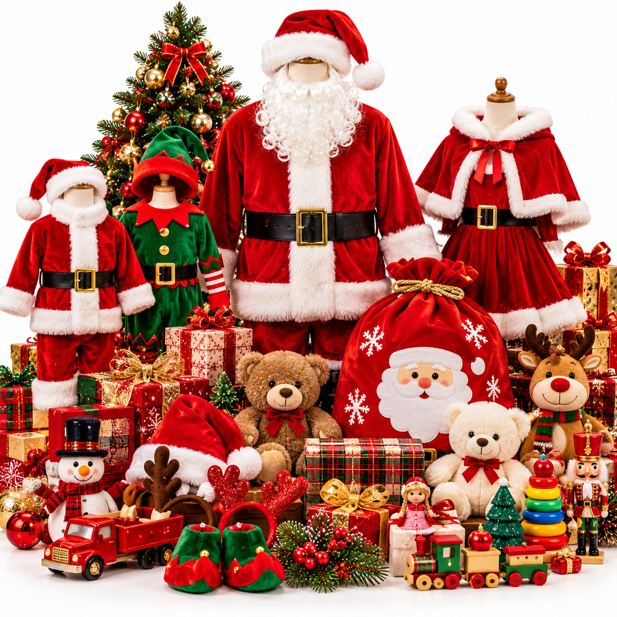 🧒 ملابس بابا نويل وهدايا أطفال كريسماس | Santa Costumes | Kids Gifts