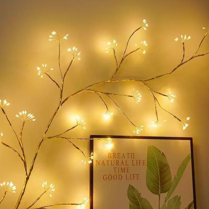 فرع شجرة مضيء بإضاءة LED للديكور المنزلي