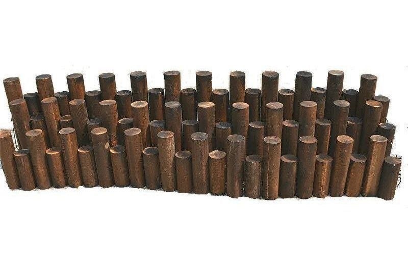 سور ديكور خشب بامبو طبيعي لحماية الأشجار والنباتات