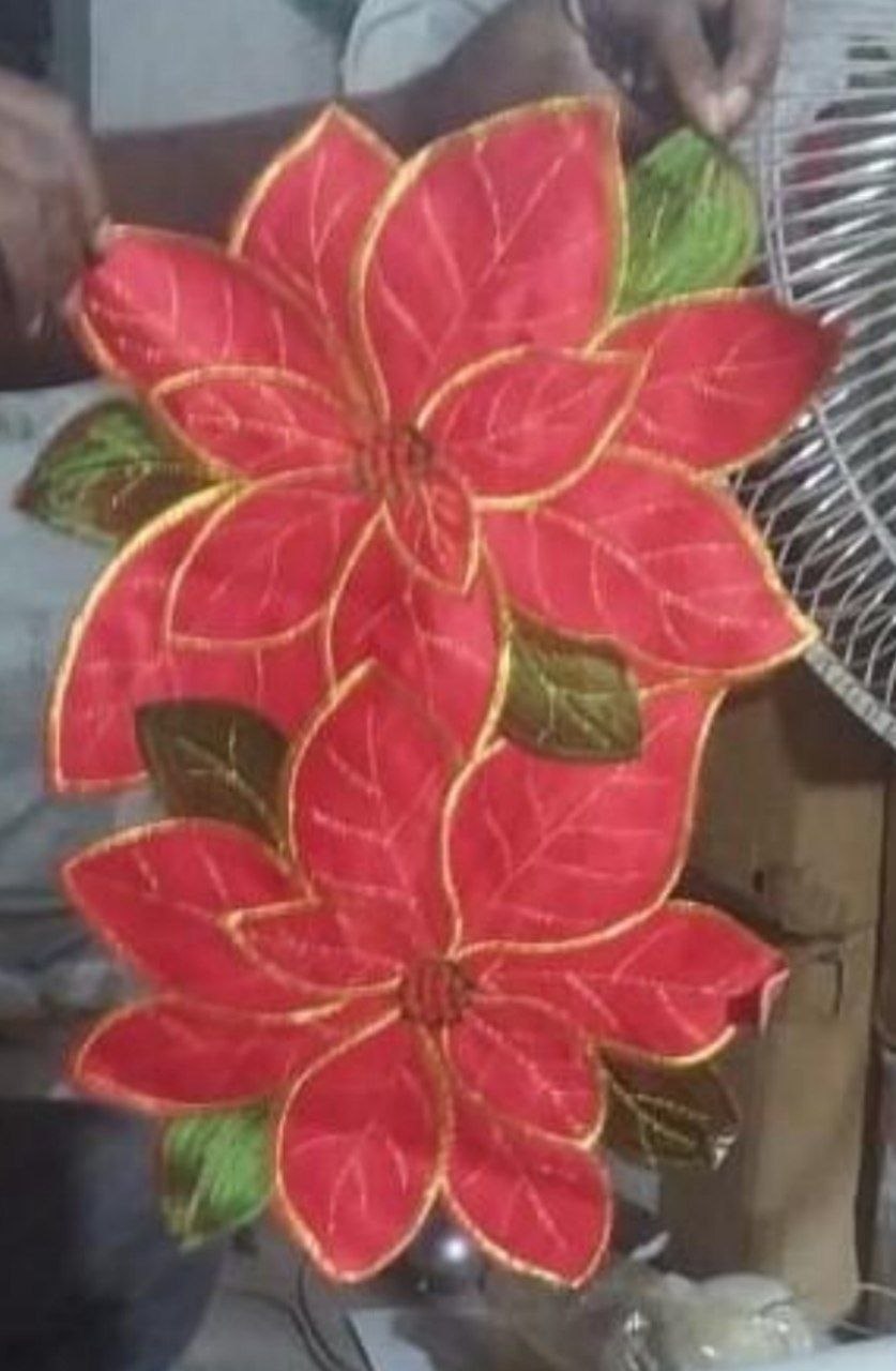 مفرش سيرما ورد أحمر 50 سم